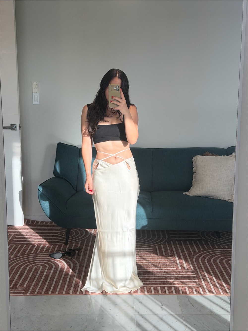 Anna October Scarlett Silk Maxi Skirt - Picture 6 of 6